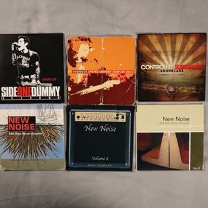 Vintage Skateboarding CD Lot 6 Punk Music Compilation Samplers and Such
